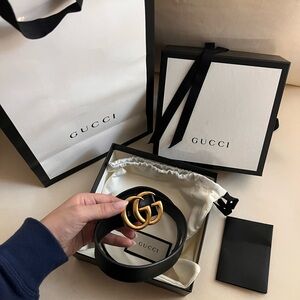 GUCCI black belt 80B size 10